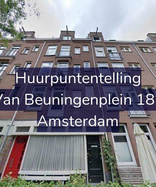 Foto gevel Huurpuntentelling voor Van Beuningenplein 182, Amsterdam