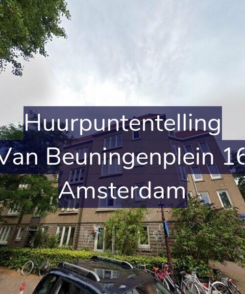 Foto gevel Huurpuntentelling voor Van Beuningenplein 16, Amsterdam