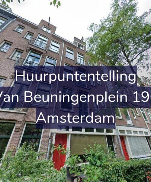 Foto gevel Huurpuntentelling voor Van Beuningenplein 190, Amsterdam