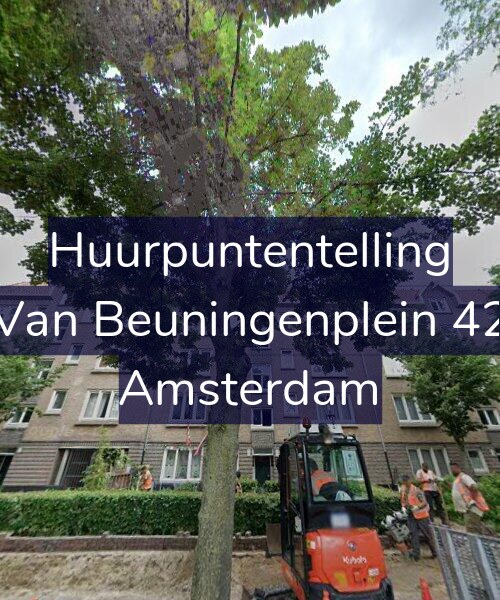 Foto gevel Huurpuntentelling voor Van Beuningenplein 42, Amsterdam