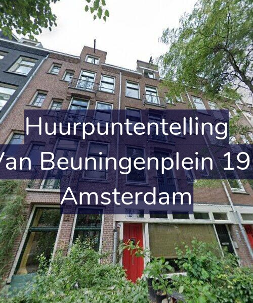 Foto gevel Huurpuntentelling voor Van Beuningenplein 196, Amsterdam