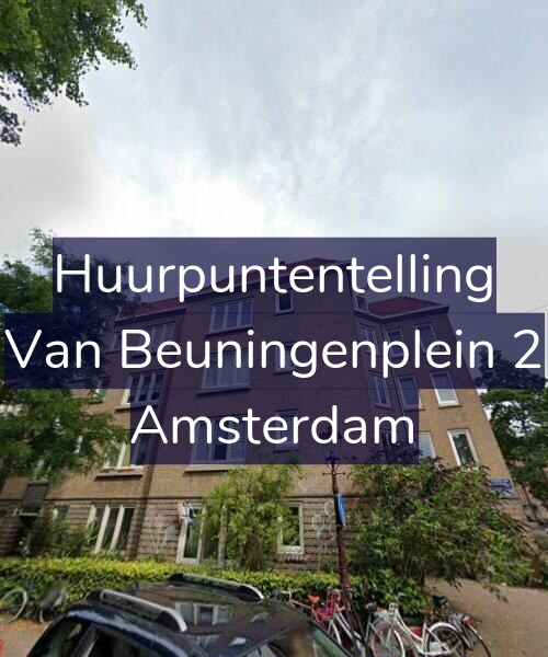 Foto gevel Huurpuntentelling voor Van Beuningenplein 2, Amsterdam