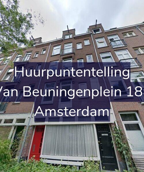 Foto gevel Huurpuntentelling voor Van Beuningenplein 188, Amsterdam