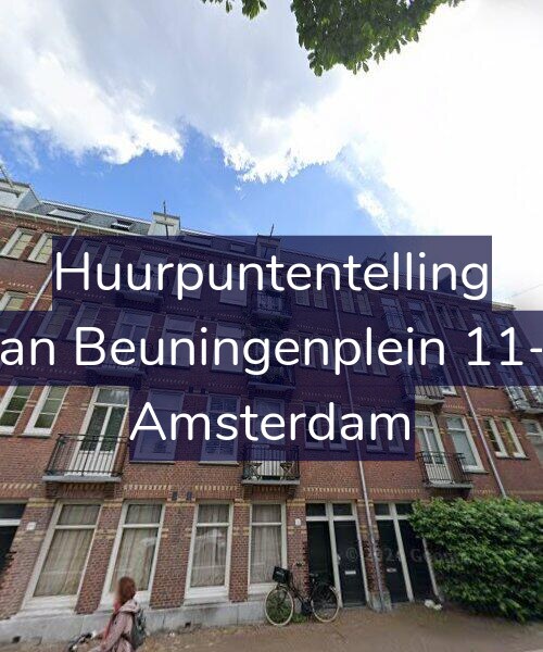 Foto gevel Huurpuntentelling voor Van Beuningenplein 11-1, Amsterdam