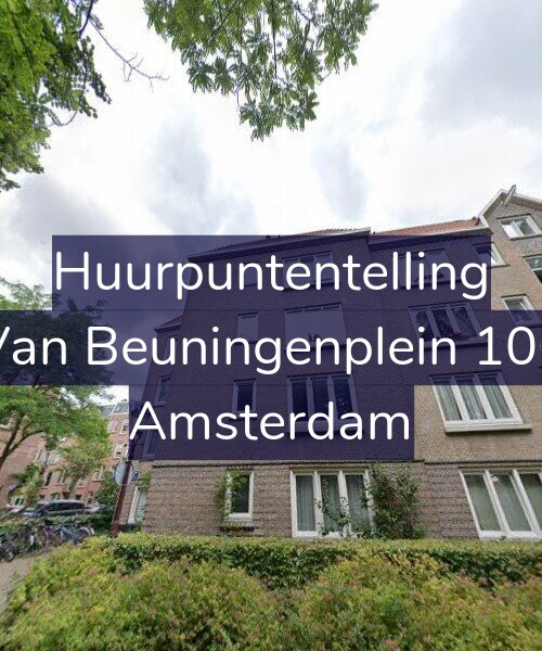 Foto gevel Huurpuntentelling voor Van Beuningenplein 106, Amsterdam