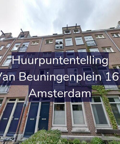 Foto gevel Huurpuntentelling voor Van Beuningenplein 166, Amsterdam