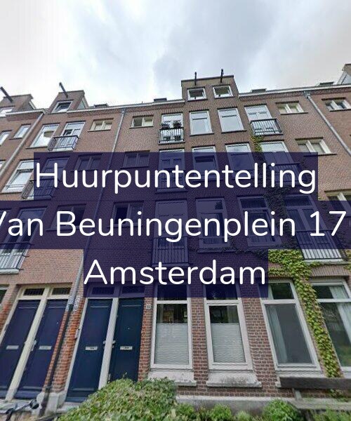 Foto gevel Huurpuntentelling voor Van Beuningenplein 170, Amsterdam