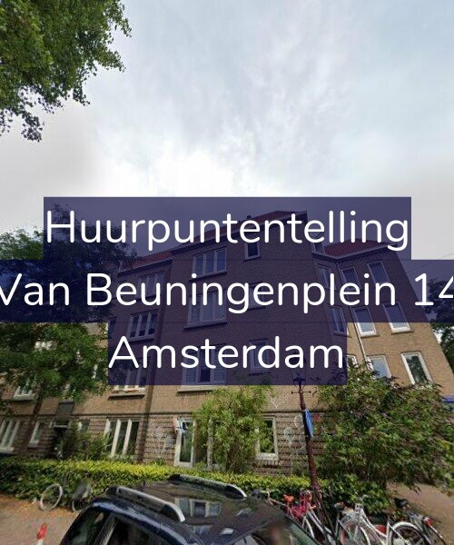 Foto gevel Huurpuntentelling voor Van Beuningenplein 14, Amsterdam