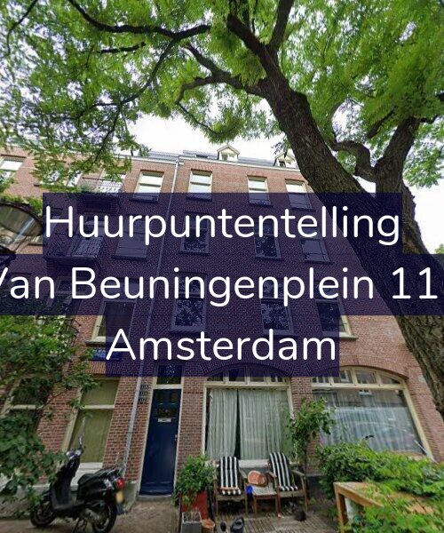 Foto gevel Huurpuntentelling voor Van Beuningenplein 116, Amsterdam