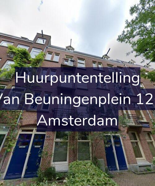 Foto gevel Huurpuntentelling voor Van Beuningenplein 126, Amsterdam