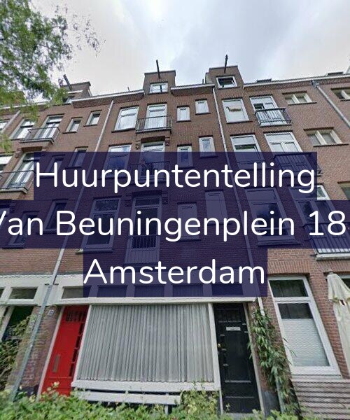 Foto gevel Huurpuntentelling voor Van Beuningenplein 184, Amsterdam