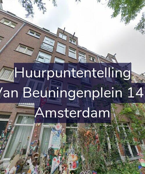 Foto gevel Huurpuntentelling voor Van Beuningenplein 142, Amsterdam