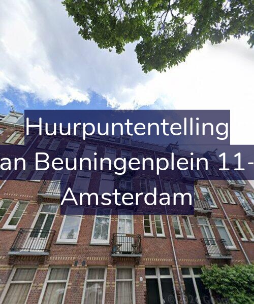 Foto gevel Huurpuntentelling voor Van Beuningenplein 11-2, Amsterdam