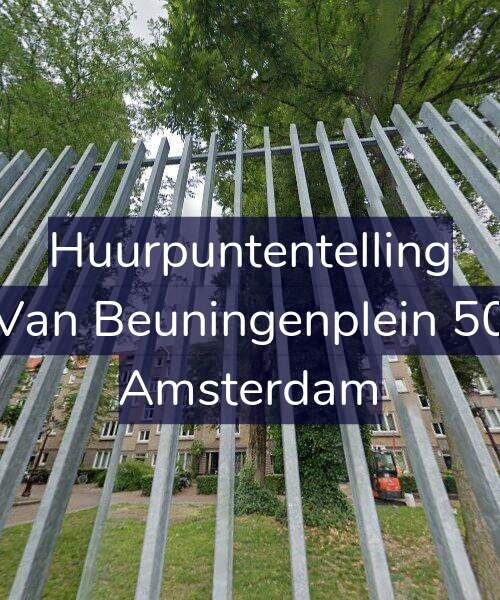 Foto gevel Huurpuntentelling voor Van Beuningenplein 50, Amsterdam