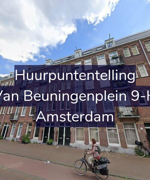 Foto gevel Huurpuntentelling voor Van Beuningenplein 9-H, Amsterdam