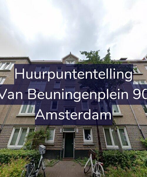Foto gevel Huurpuntentelling voor Van Beuningenplein 90, Amsterdam
