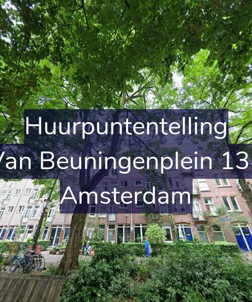 Foto gevel Huurpuntentelling voor Van Beuningenplein 138, Amsterdam
