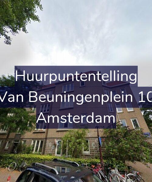 Foto gevel Huurpuntentelling voor Van Beuningenplein 10, Amsterdam