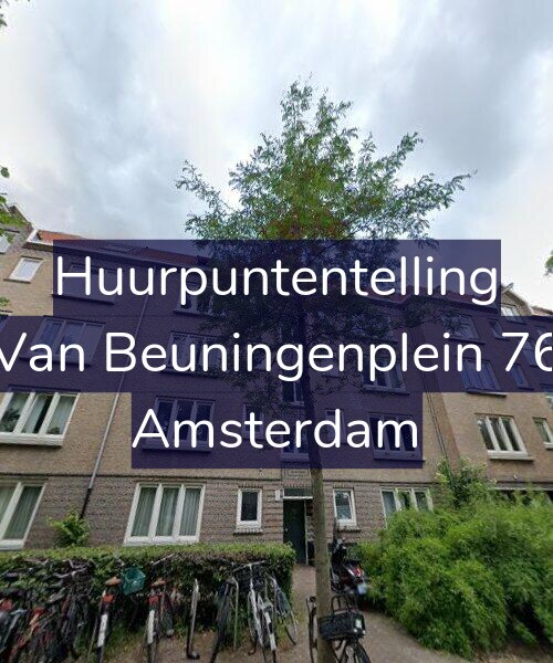 Foto gevel Huurpuntentelling voor Van Beuningenplein 76, Amsterdam