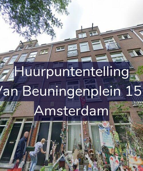 Foto gevel Huurpuntentelling voor Van Beuningenplein 156, Amsterdam