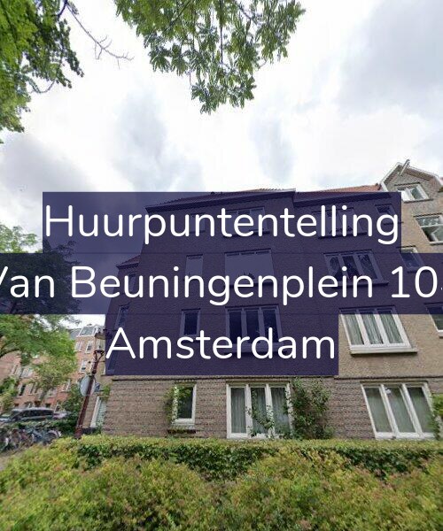 Foto gevel Huurpuntentelling voor Van Beuningenplein 104, Amsterdam