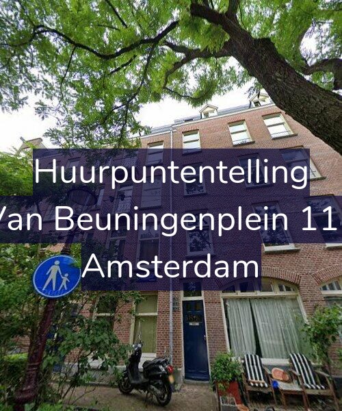 Foto gevel Huurpuntentelling voor Van Beuningenplein 118, Amsterdam