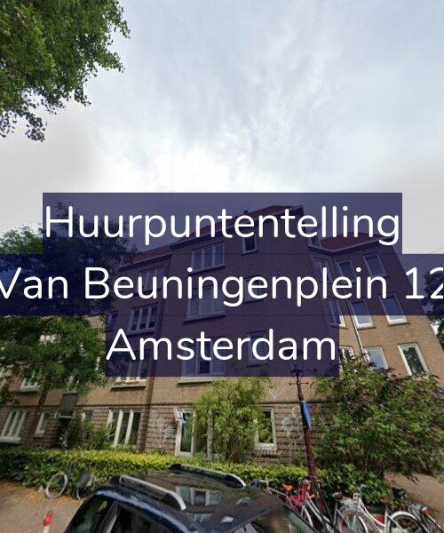 Foto gevel Huurpuntentelling voor Van Beuningenplein 12, Amsterdam