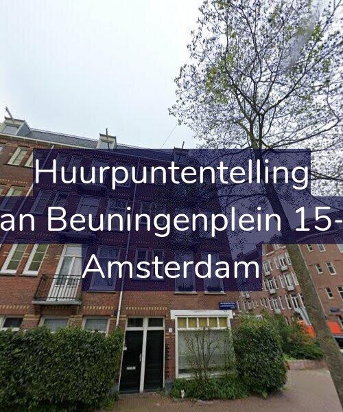 Foto gevel Huurpuntentelling voor Van Beuningenplein 15-1, Amsterdam