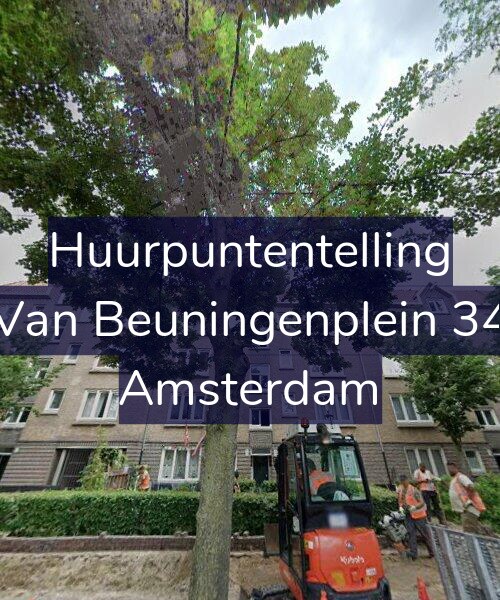 Foto gevel Huurpuntentelling voor Van Beuningenplein 34, Amsterdam
