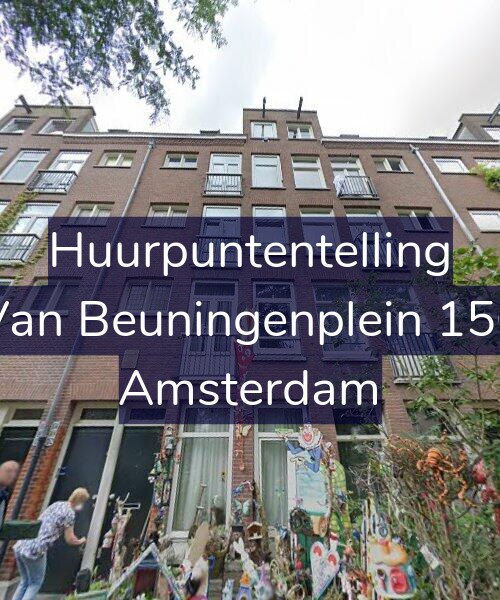 Foto gevel Huurpuntentelling voor Van Beuningenplein 150, Amsterdam
