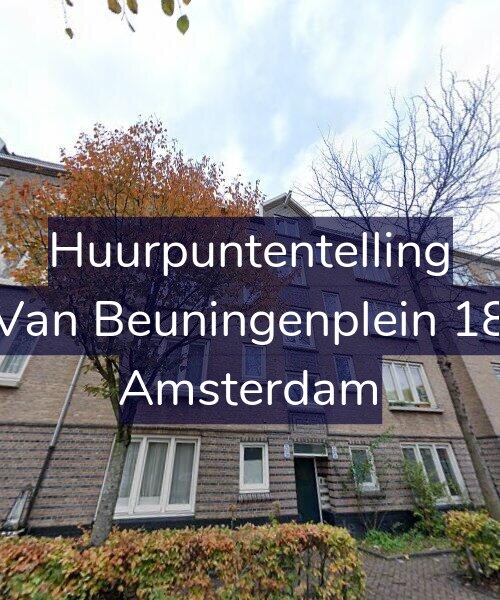 Foto gevel Huurpuntentelling voor Van Beuningenplein 18, Amsterdam