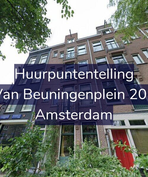Foto gevel Huurpuntentelling voor Van Beuningenplein 202, Amsterdam