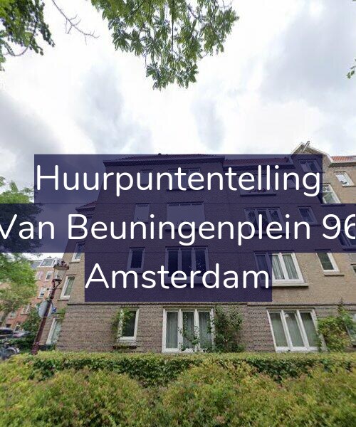 Foto gevel Huurpuntentelling voor Van Beuningenplein 96, Amsterdam
