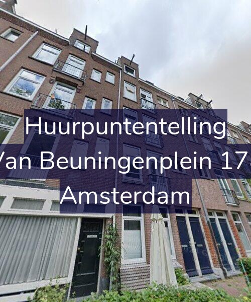 Foto gevel Huurpuntentelling voor Van Beuningenplein 178, Amsterdam