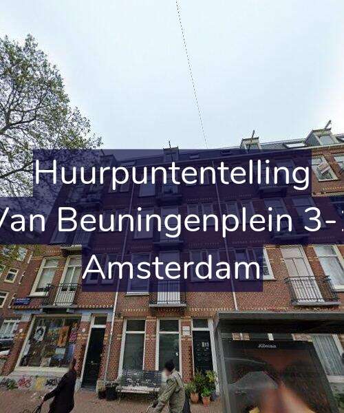 Foto gevel Huurpuntentelling voor Van Beuningenplein 3-1, Amsterdam