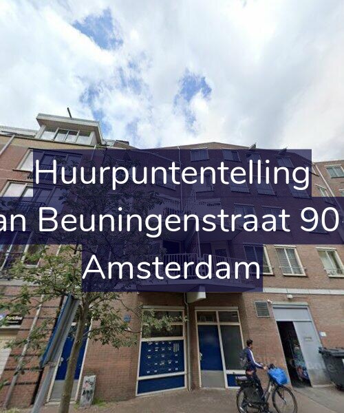 Foto gevel Huurpuntentelling voor Van Beuningenstraat 90-B, Amsterdam