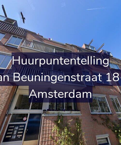 Foto gevel Huurpuntentelling voor Van Beuningenstraat 18-A, Amsterdam