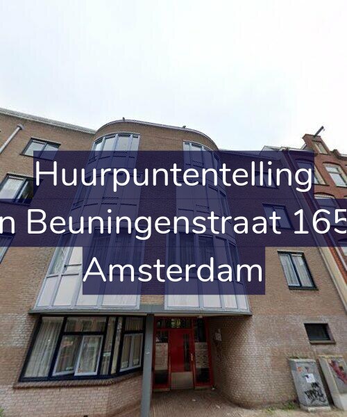 Foto gevel Huurpuntentelling voor Van Beuningenstraat 165-D, Amsterdam