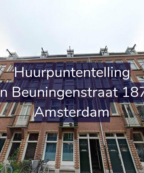 Foto gevel Huurpuntentelling voor Van Beuningenstraat 187-2, Amsterdam