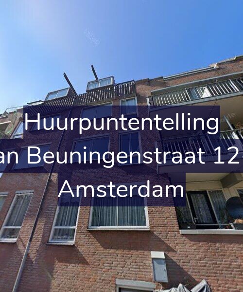 Foto gevel Huurpuntentelling voor Van Beuningenstraat 12-B, Amsterdam
