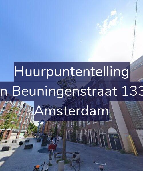 Foto gevel Huurpuntentelling voor Van Beuningenstraat 133-3, Amsterdam