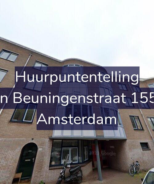 Foto gevel Huurpuntentelling voor Van Beuningenstraat 155-E, Amsterdam