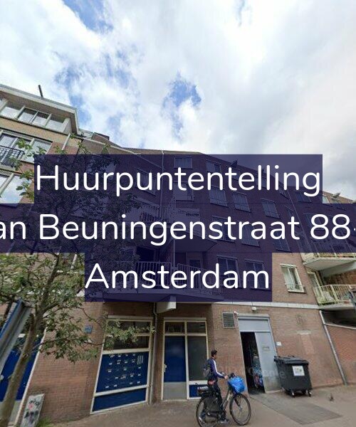 Foto gevel Huurpuntentelling voor Van Beuningenstraat 88-A, Amsterdam