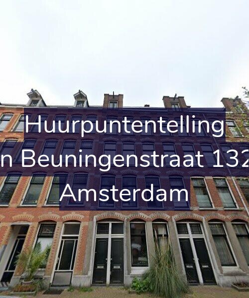 Foto gevel Huurpuntentelling voor Van Beuningenstraat 132-3, Amsterdam