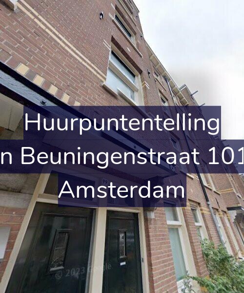 Foto gevel Huurpuntentelling voor Van Beuningenstraat 101-3, Amsterdam