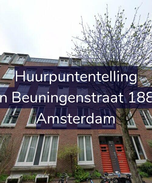 Foto gevel Huurpuntentelling voor Van Beuningenstraat 188-A, Amsterdam
