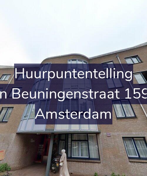 Foto gevel Huurpuntentelling voor Van Beuningenstraat 159-B, Amsterdam