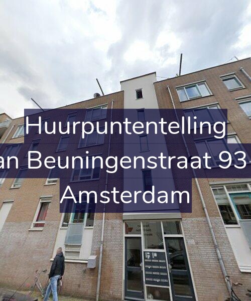 Foto gevel Huurpuntentelling voor Van Beuningenstraat 93-A, Amsterdam