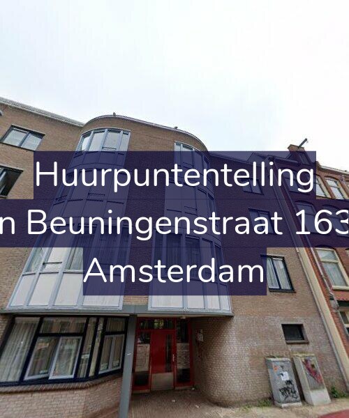 Foto gevel Huurpuntentelling voor Van Beuningenstraat 163-D, Amsterdam