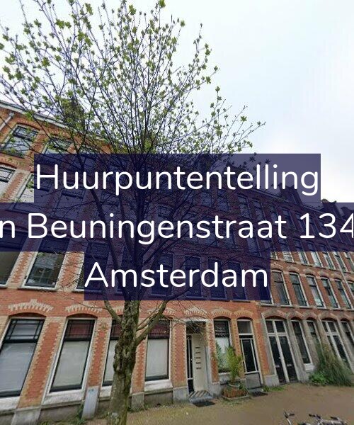 Foto gevel Huurpuntentelling voor Van Beuningenstraat 134-H, Amsterdam